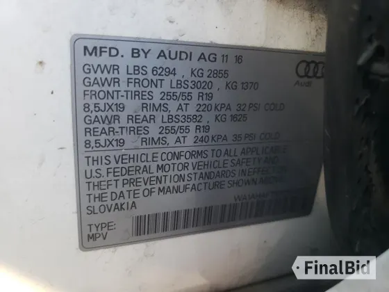 2017 Audi Q7 Premium