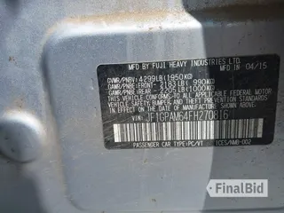 2015 Subaru Impreza Limited