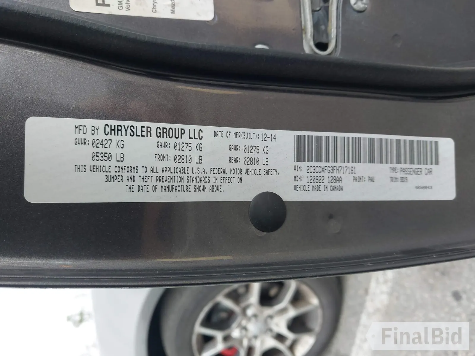 2015 Dodge Charger SE