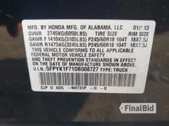 2013 Honda Ridgeline Sport