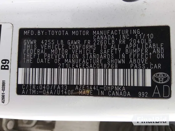 2010 Toyota Matrix S
