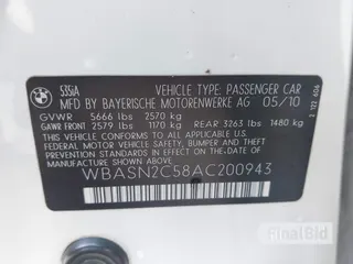 2010 BMW 5 Series 535i Gran Turismo