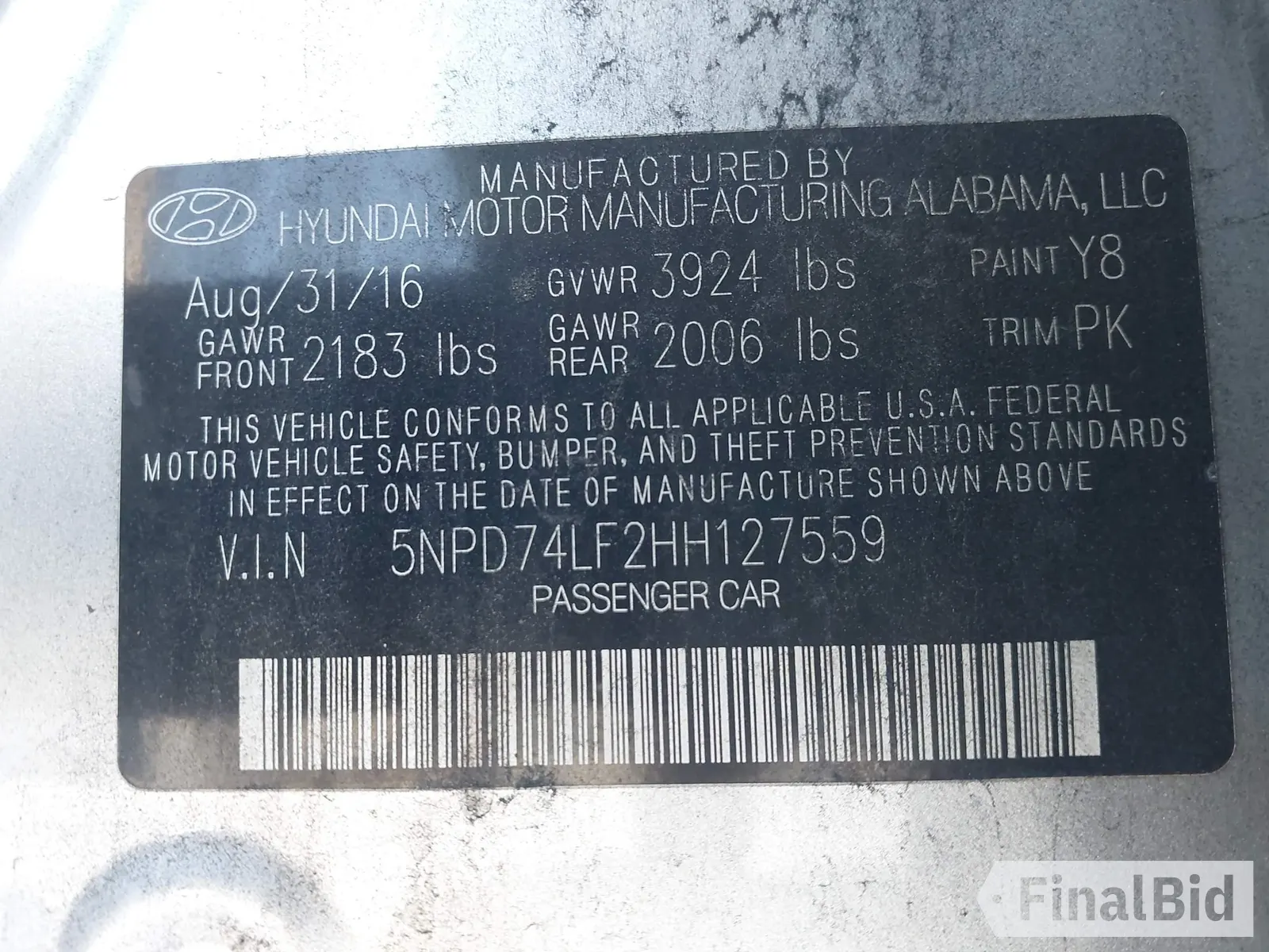 2017 Hyundai Elantra SE