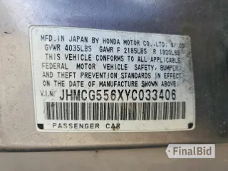 2000 Honda Accord EX