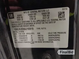 2010 GMC Acadia SLE