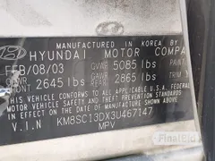 2003 Hyundai Santa Fe GLS