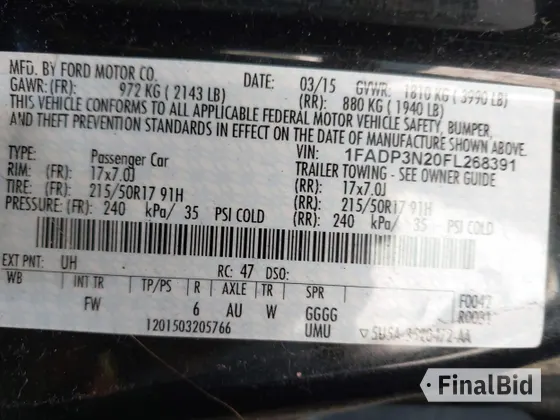 2015 Ford Focus Titanium