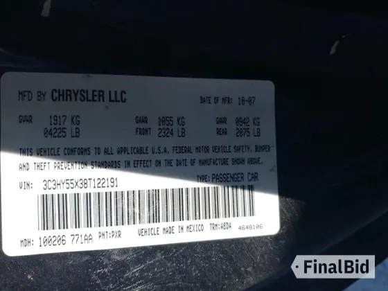 2008 Chrysler PT Cruiser