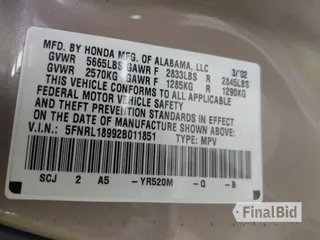 2002 Honda Odyssey EX-L