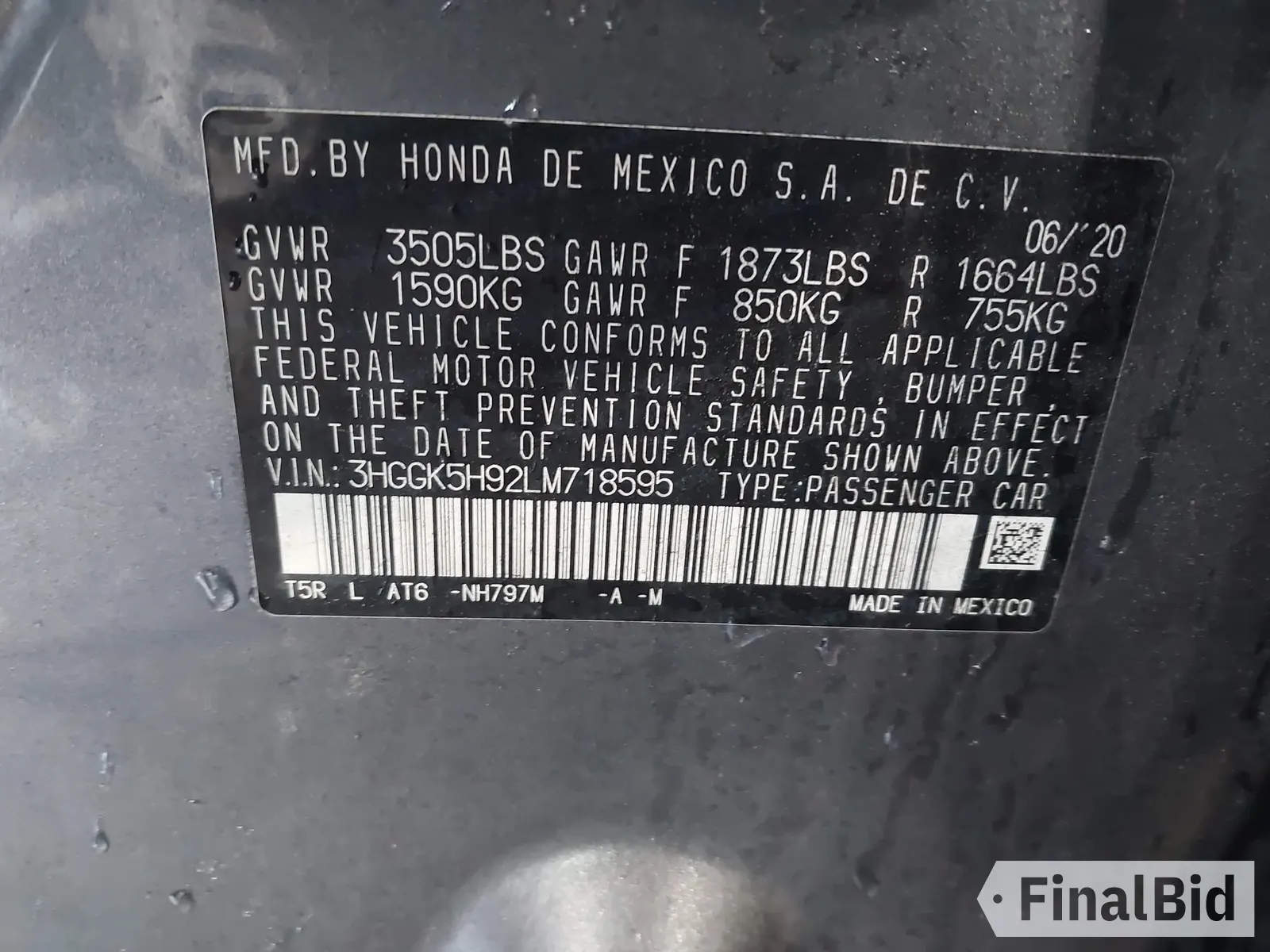 2020 Honda Fit EX-L