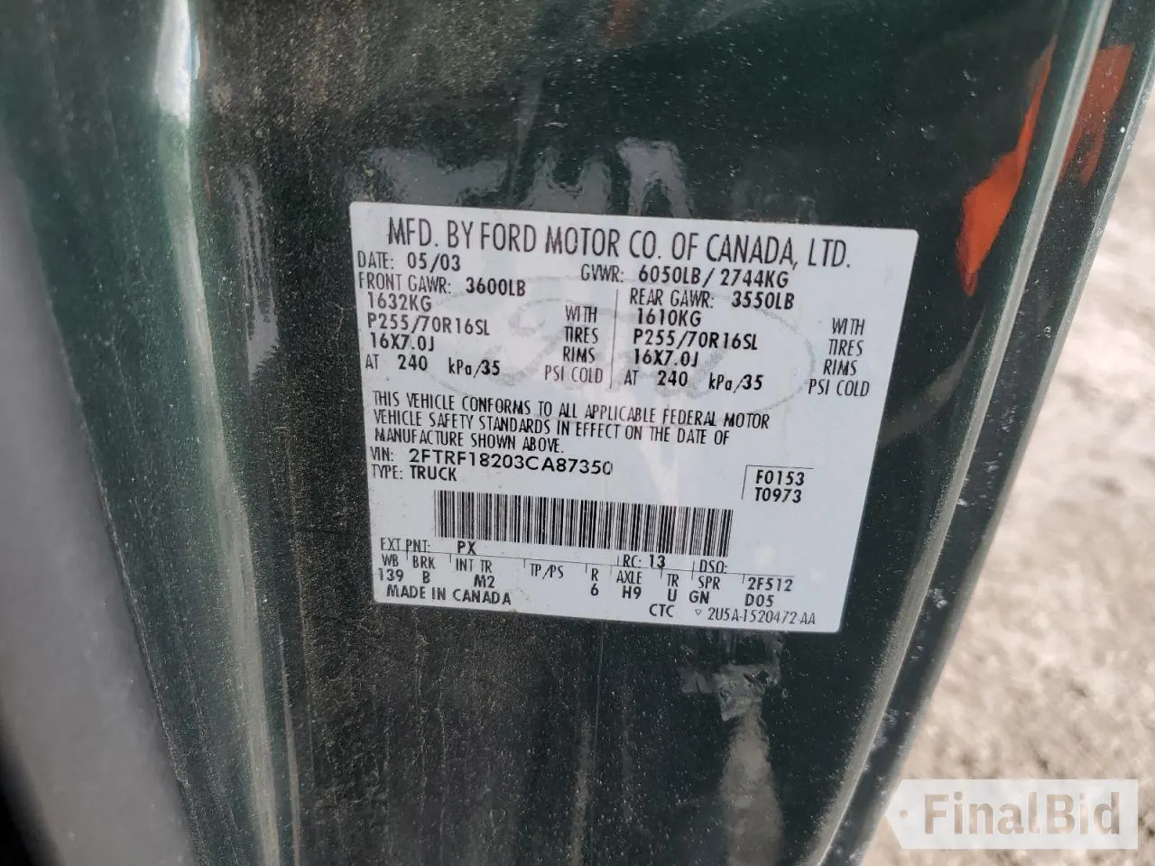 2003 Ford F-150 XL