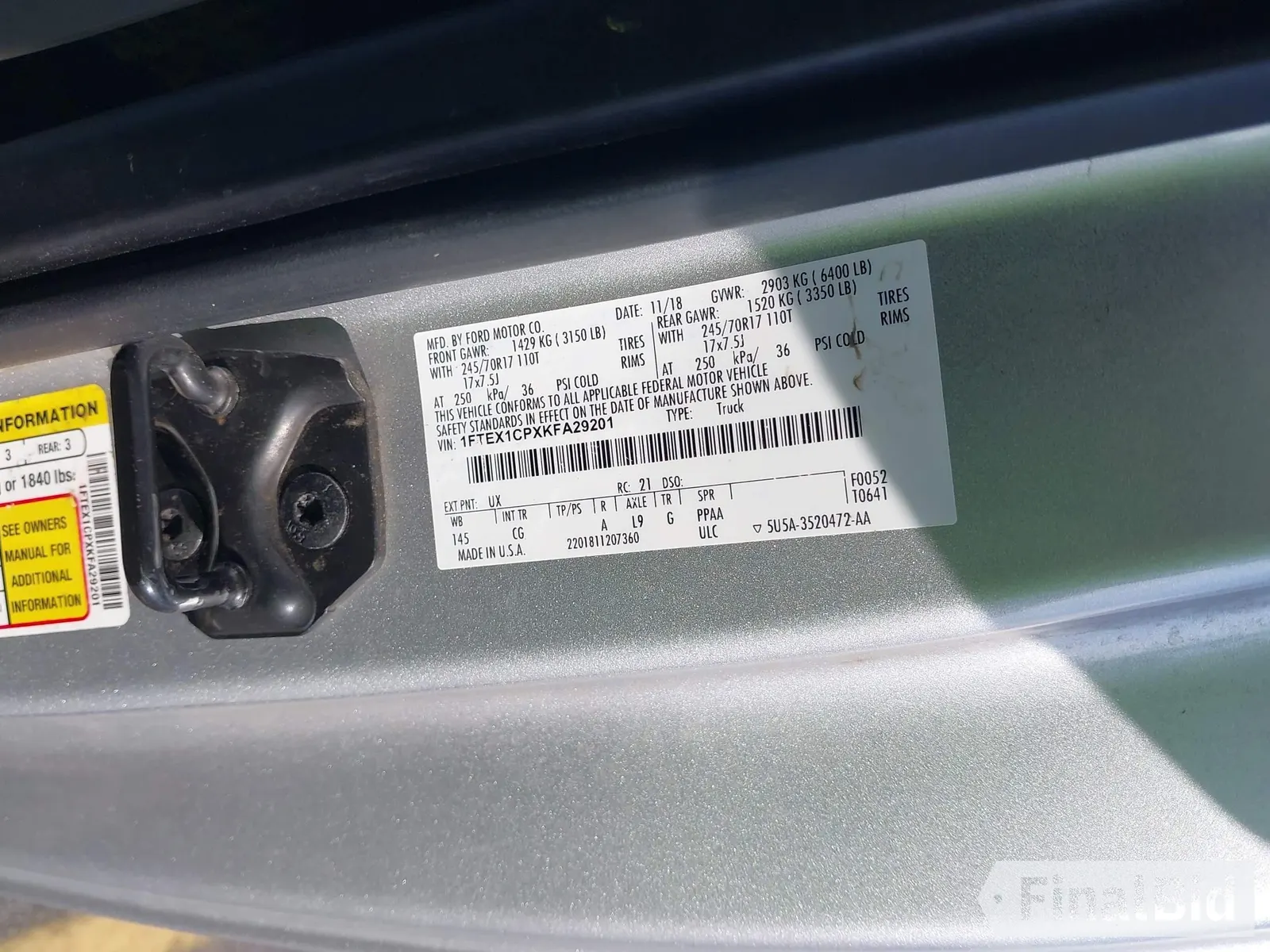 2019 Ford F-150 XL