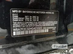 2017 BMW 7 Series ALPINA B7 xDrive