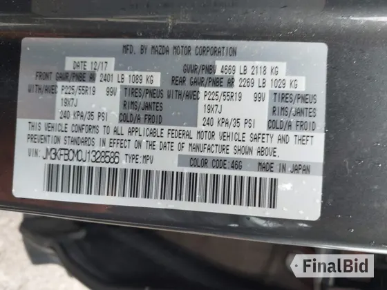 2018 Mazda CX-5 Touring