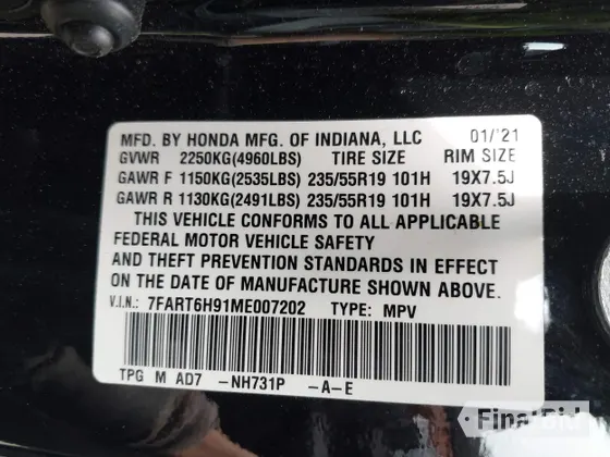 2021 Honda CR-V Touring