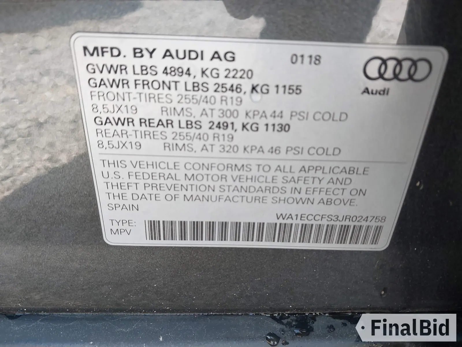 2018 Audi Q3 Premium