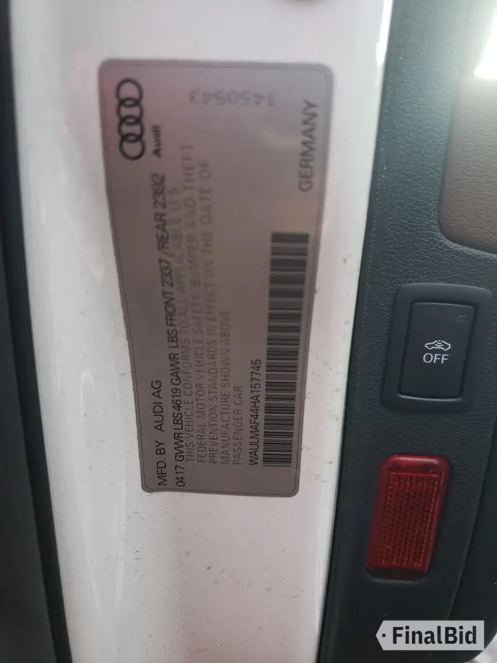 2017 Audi A4 ultra Premium Plus