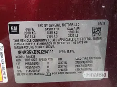 2016 Chevrolet Traverse LT