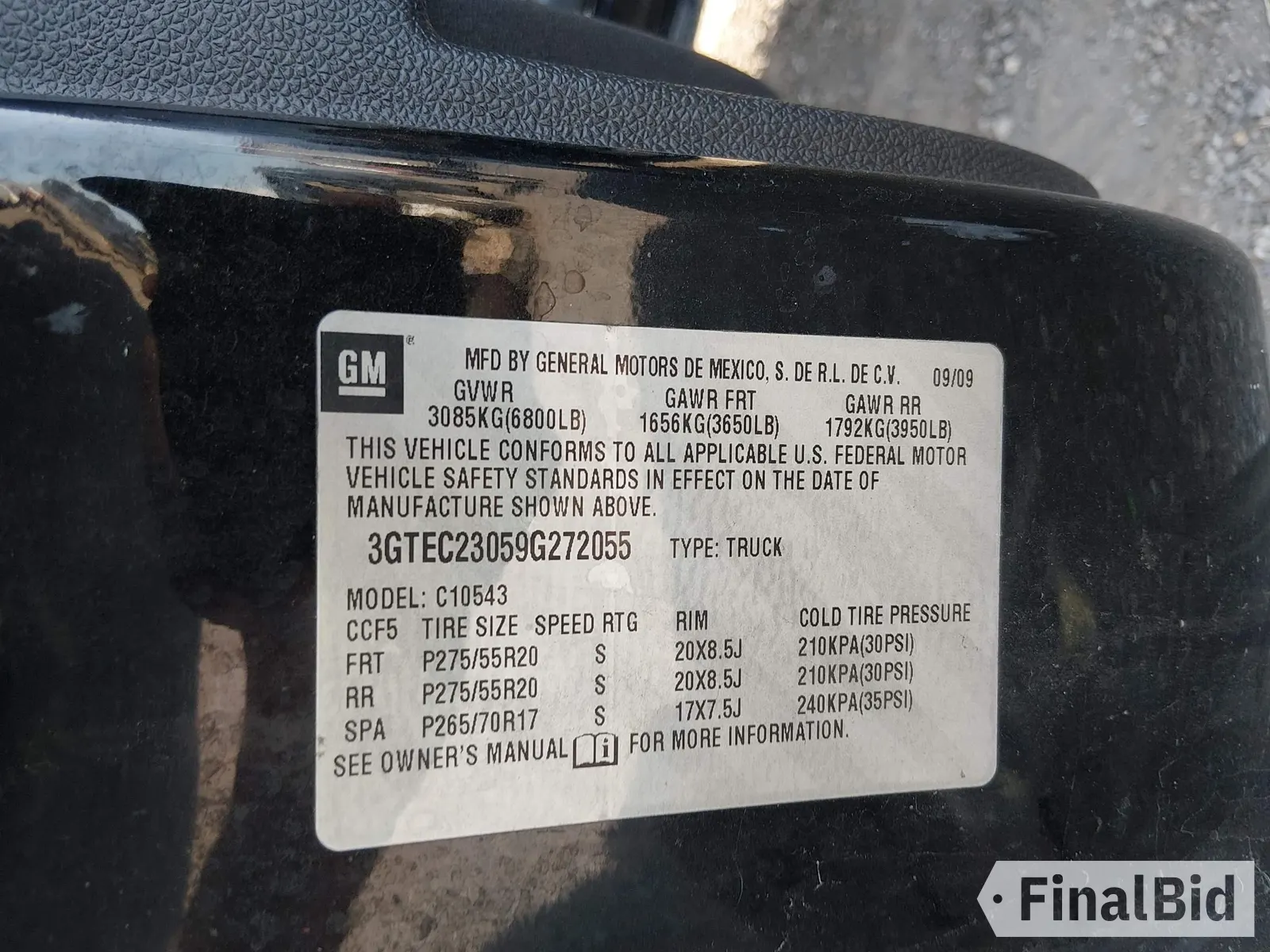 2009 GMC Sierra 1500 SLE