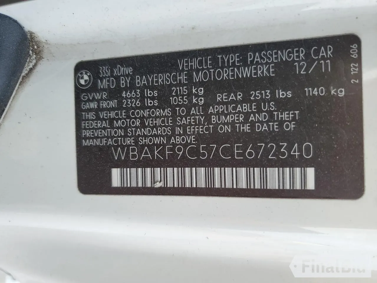 2012 BMW 3 Series 335i xDrive
