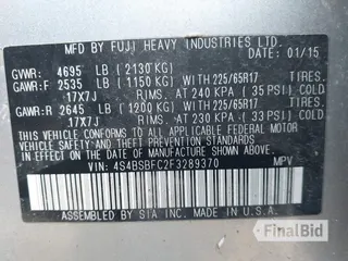 2015 Subaru Outback Premium