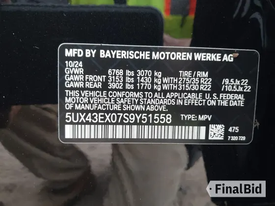 2025 BMW X6 M60i