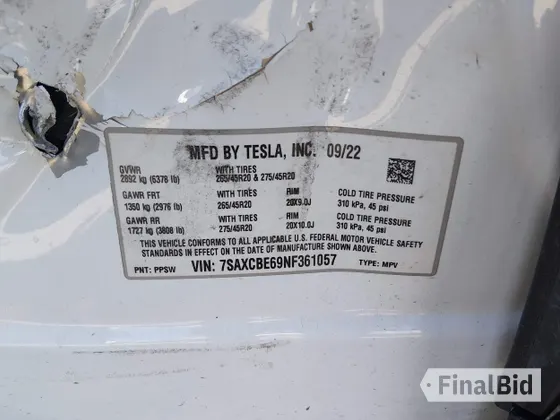 2022 Tesla Model X Plaid