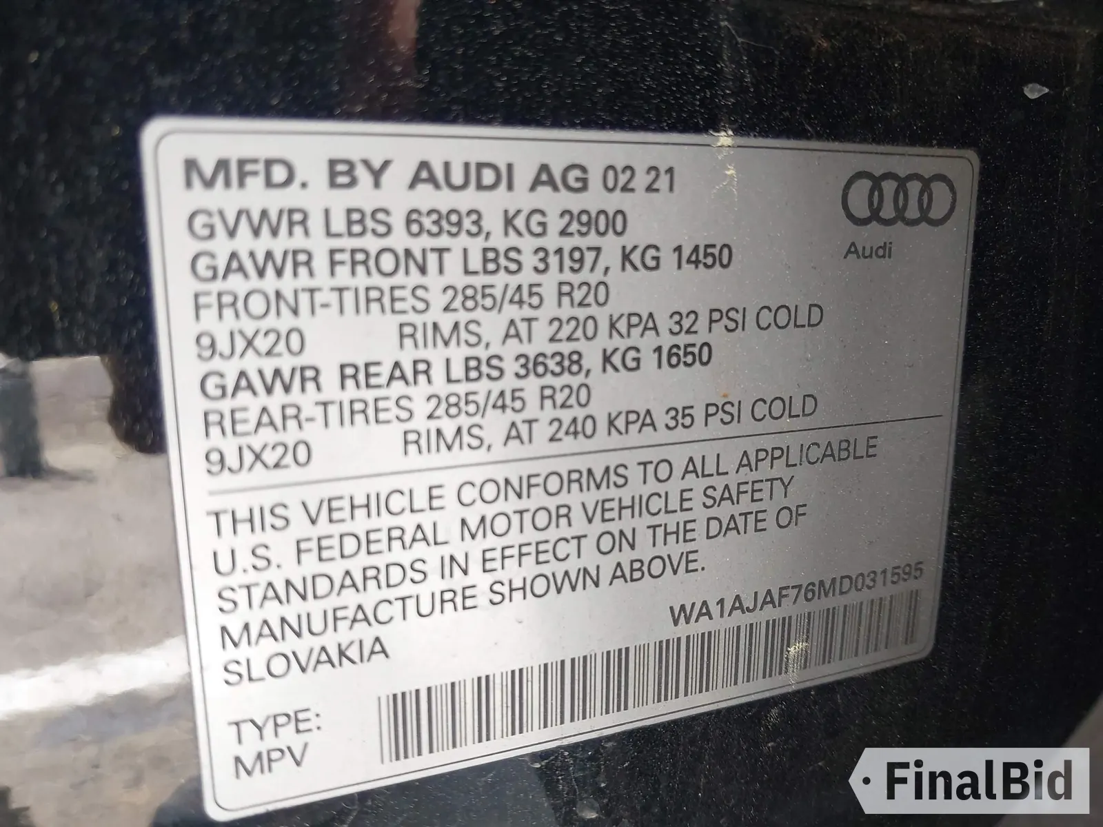 2021 Audi Q7 Premium