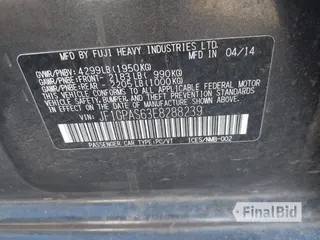 2014 Subaru Impreza Special Sports Limited