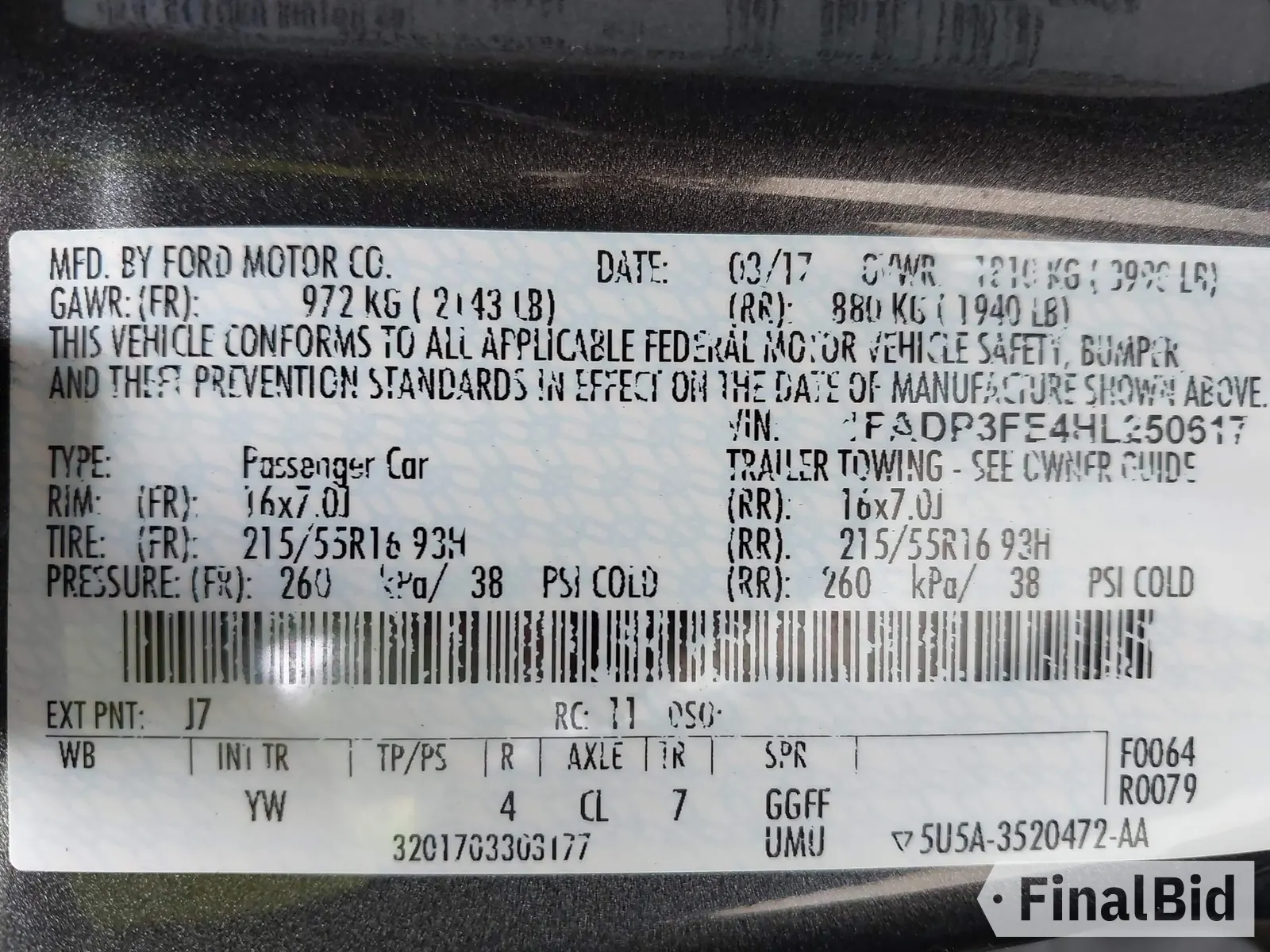 2017 Ford Focus SE