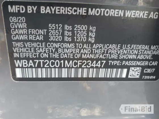 2021 BMW 7 Series 740i
