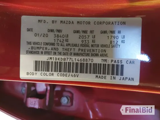 2020 Mazda CX-3 Sport