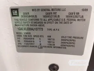 2010 GMC Acadia SLE