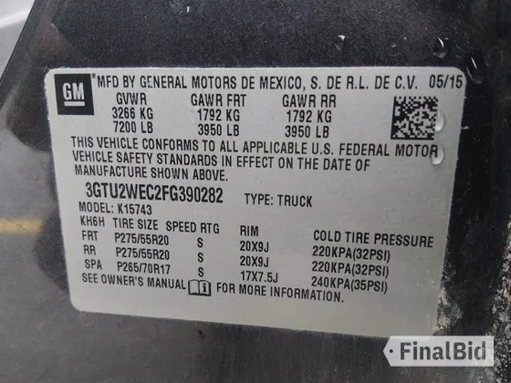 2015 GMC Sierra 1500 Denali