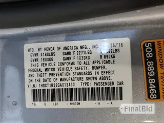 2016 Honda Accord LX-S