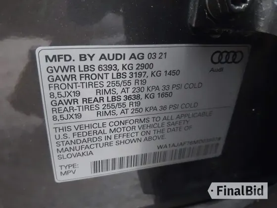 2021 Audi Q7 Premium