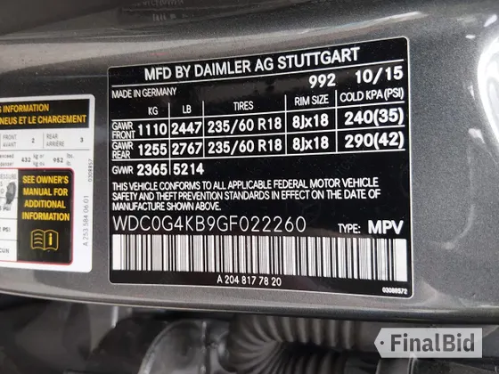 2016 Mercedes-Benz GLC 300
