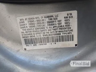 2007 Honda Odyssey EX