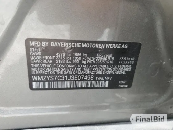 2018 MINI Countryman Cooper