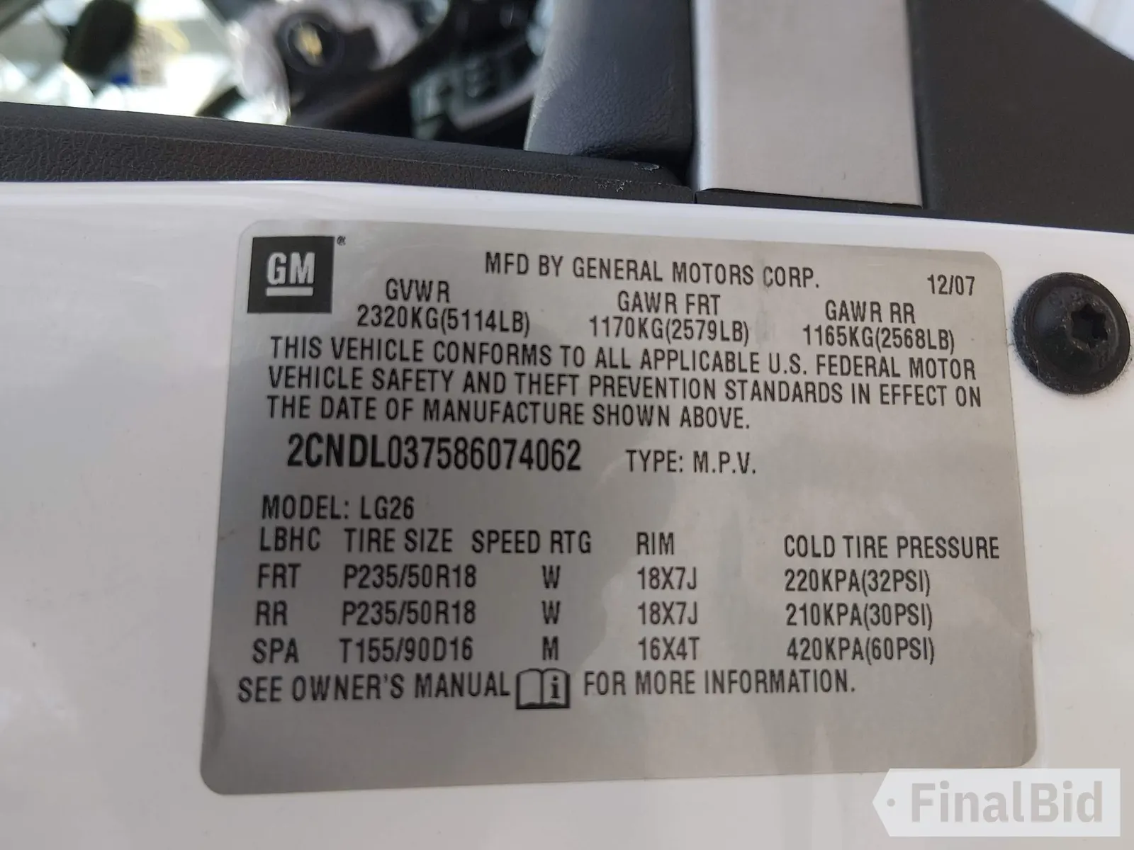 2008 Chevrolet Equinox Sport