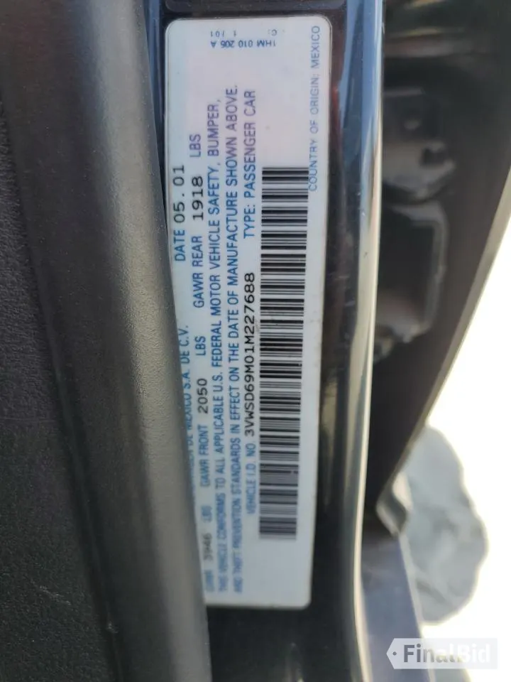 2001 Volkswagen Jetta GLS