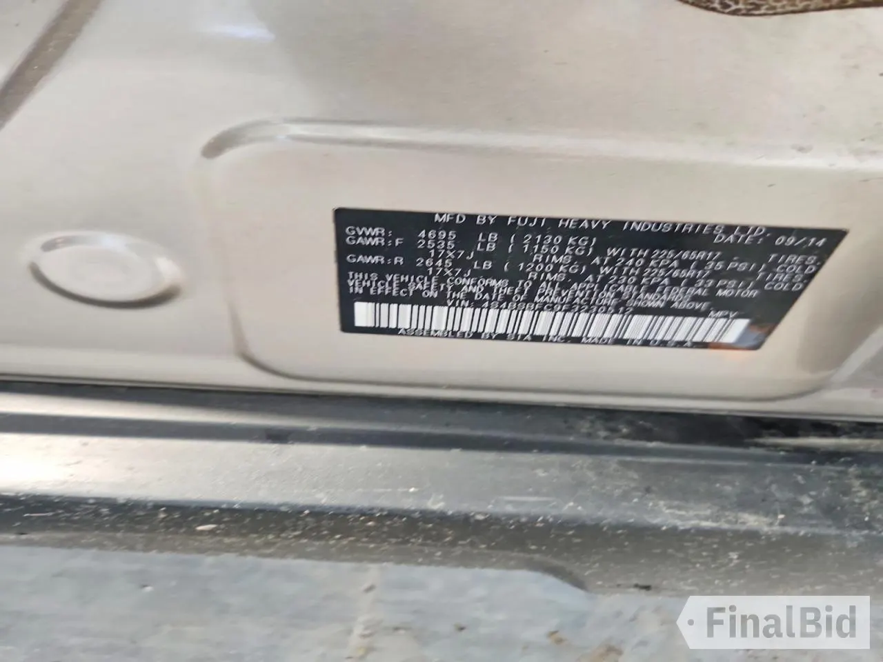 2015 Subaru Outback Premium