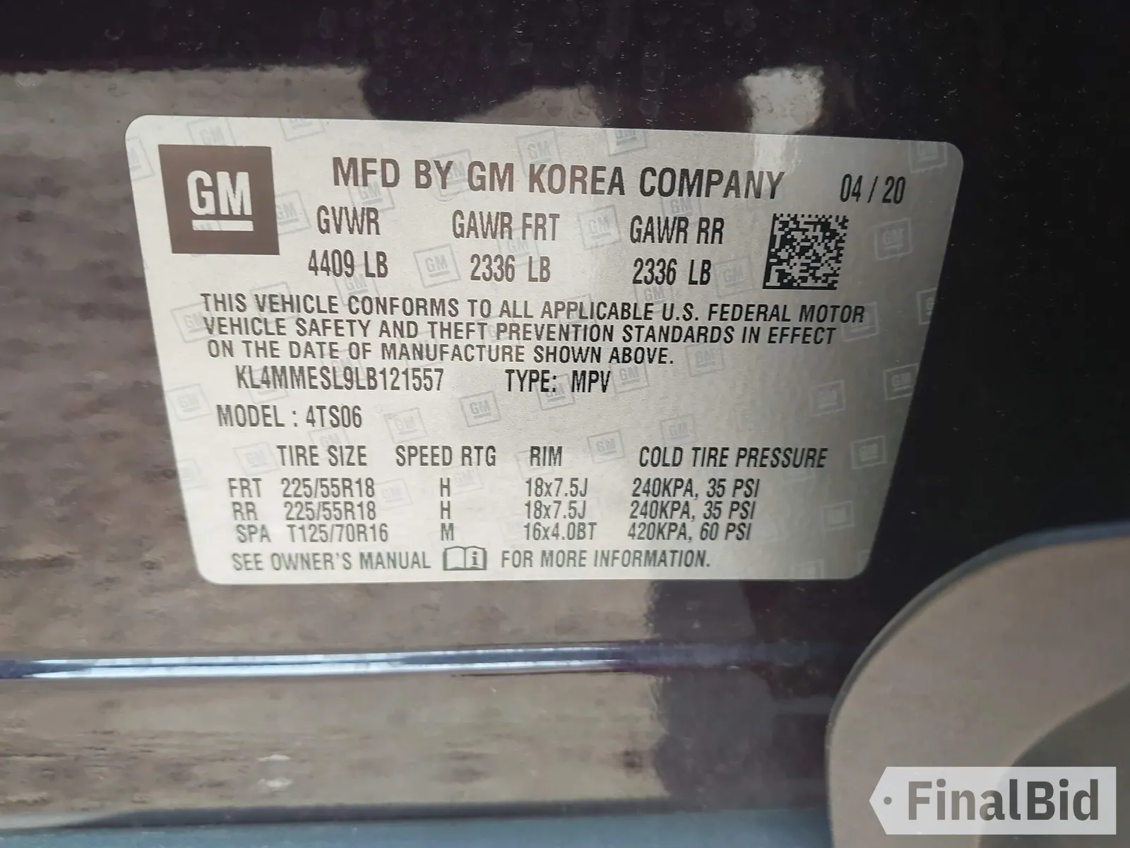 2020 Buick Encore GX Select