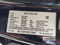 2020 Tesla Model 3 Standard Range Plus