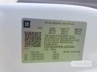 2020 Chevrolet Express Cargo
