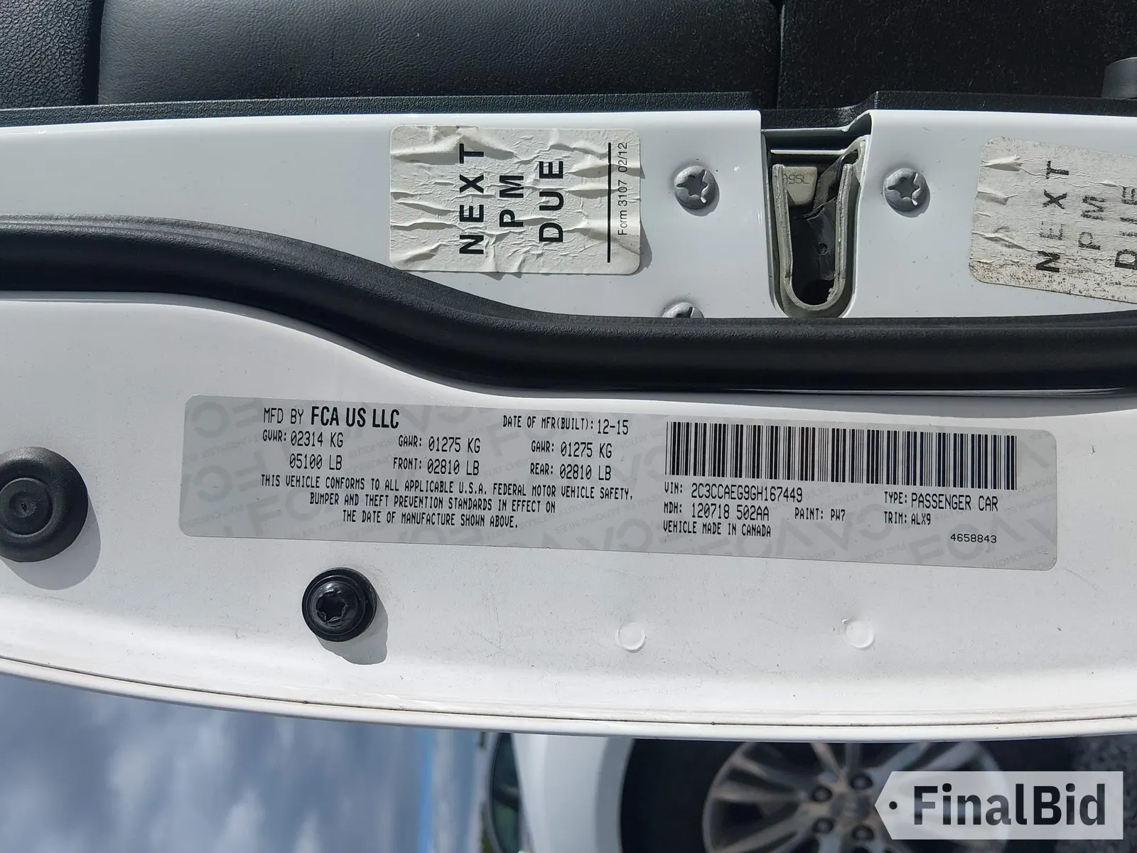 2016 Chrysler 300 C