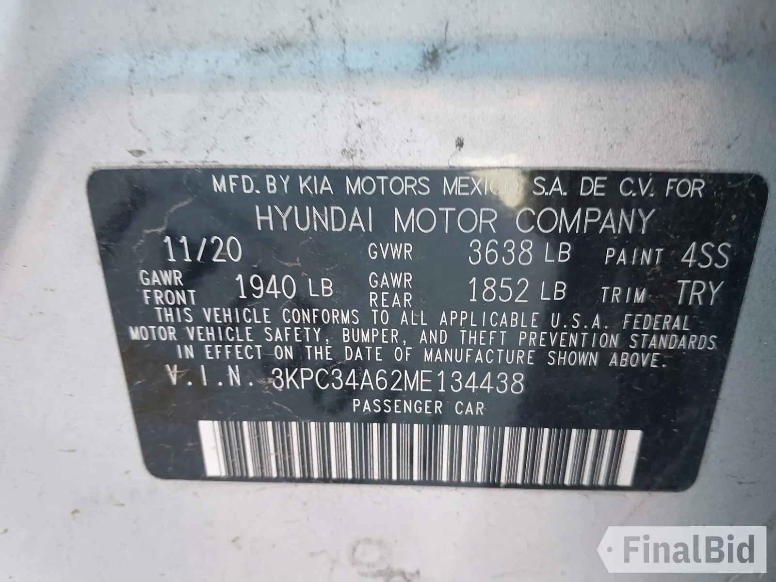 2021 Hyundai Accent Limited