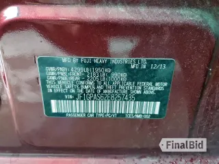 2014 Subaru Impreza Special Sports Limited