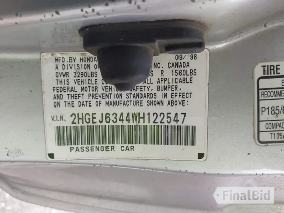 1998 Honda Civic DX