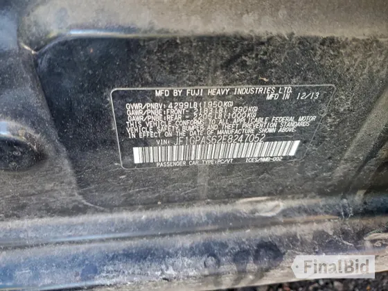2014 Subaru Impreza Special Sports Limited
